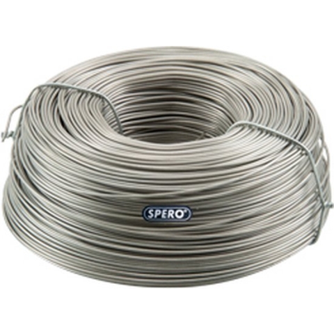 8 x Rol verzinkt T.b.v. vlechtdraad 1,25 Kg t.b.v. vlechtdraadhaspel - SPERO