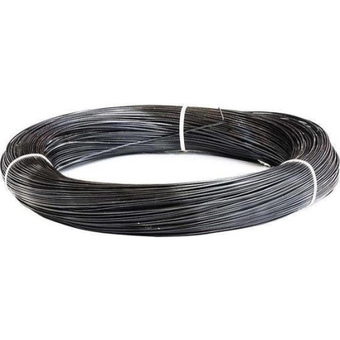 Spandraad 3,1mm 100m Zwart