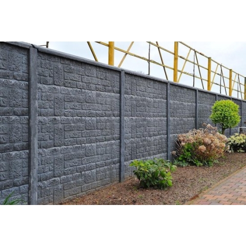 Intergard Betonschutting Brickstone enkelzijdig 200x193cm