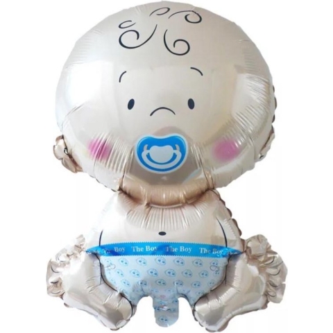baby blauw 47x71 cm, geboorte jongen , kindercrea