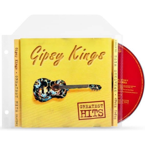 CD hoesjes met ringbandgaten voor CD opbergen - 100 stuks