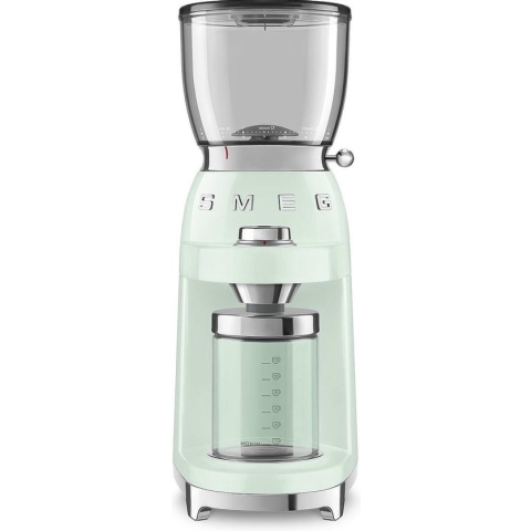 SMEG CGF01PGEU - Elektrische koffiemolen - Watergroen - 30 maalstanden