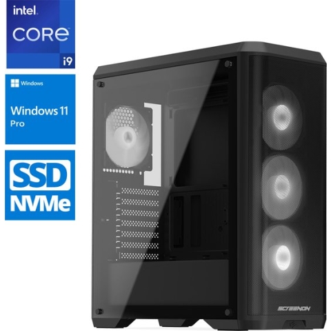 ScreenON - Creator - Intel Core i9 - 2TB NVMe SSD + 4TB HDD - 64GB RAM - RTX 4070Ti - MultimediaPC.M732033 - Wifi & Bluetooth - Cardreader