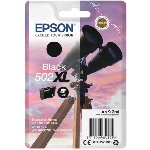 Epson 502XL - Inktcartridge - Zwart