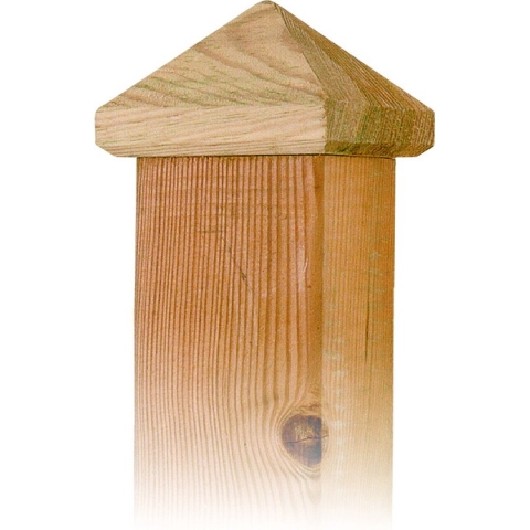 Intergard Paalornament paalkap voor tuinpaal hout 80mm