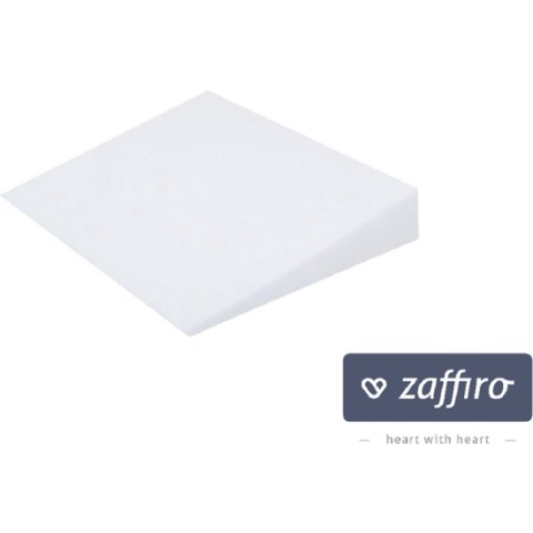 Zaffiro Wit Badstof Groot Hellend Vlak Kussen 60 x 37 x 7 cm 20025