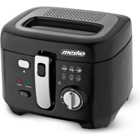 Mesko MS 4908 - Frituurpan / 2.5 liter / Antraciet