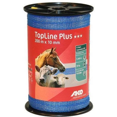 Ako Lint Topline Blauw 10mm 200 Meter
