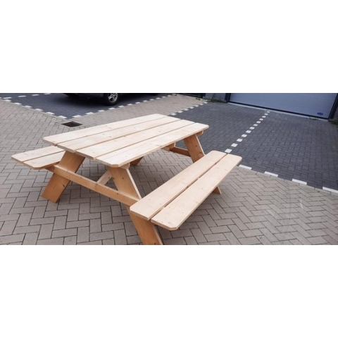 Picknick tafel van nieuw steigerhout 180x200x78cm