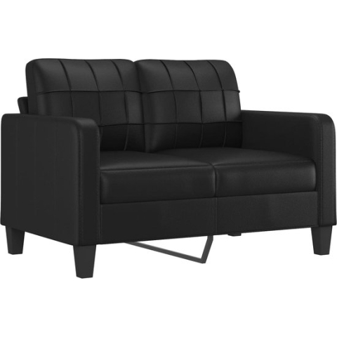 vidaXL-Tweezitsbank-120-cm-kunstleer-zwart