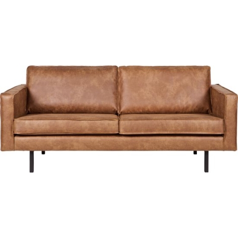 BePureHome Rodeo Bank 2-Zits - Recycle Leer - Cognac - 85x190x86
