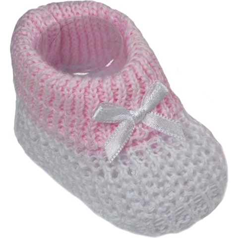 Soft Touch Babysloffen Junior 0-3 Maanden Wit Roze S431