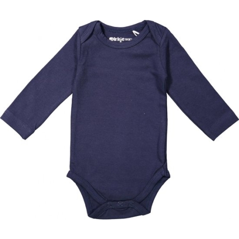 Dirkje Basic romper lange mouw navy maat 50/56