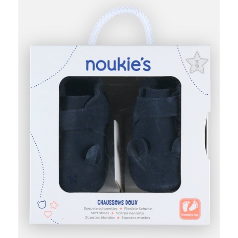 Noukie's - Soepele schoentjes - marine - suede - 21-22