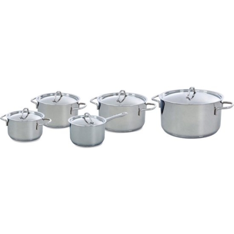 BK Profiline pannenset - 5 delig - RVS - nductie
