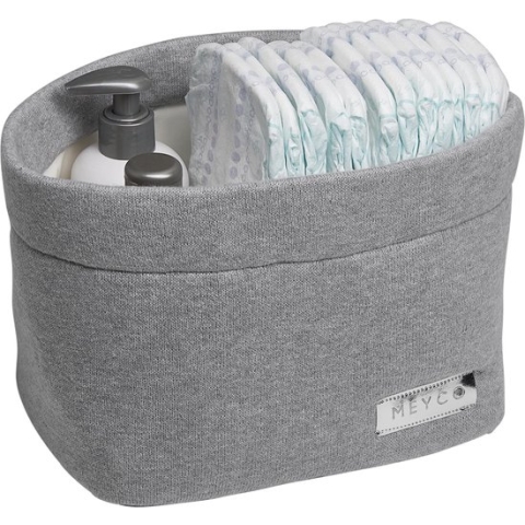 Meyco Baby Knit Basic commodemandje - grey melange - small