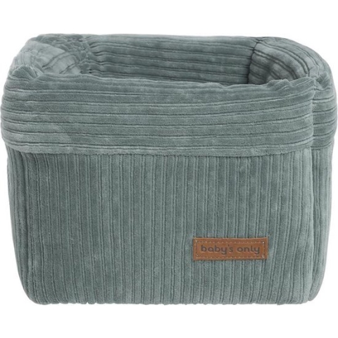 Baby's Only Commodemandje - Opbergmandje - Commode organizer - Babykamer accessoires Sense - Zeegroen