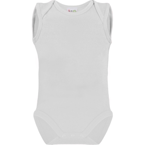 Link Kidswear Unisex Rompertje - Wit - Maat 74/80