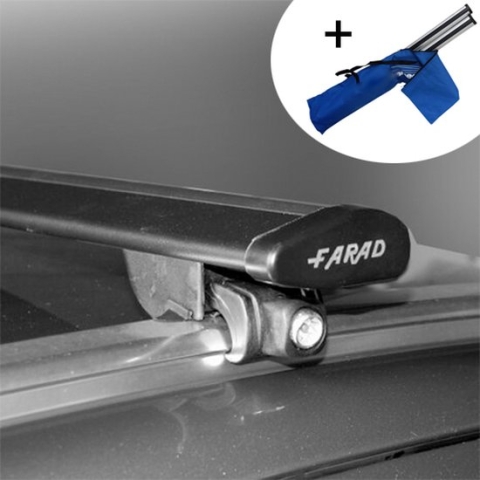 Dakdragers geschikt voor Bmw 2-serie Active Tourer (F45) MPV vanaf 2014 - Wingbar zwart - inclusief dakdrager opbergtas