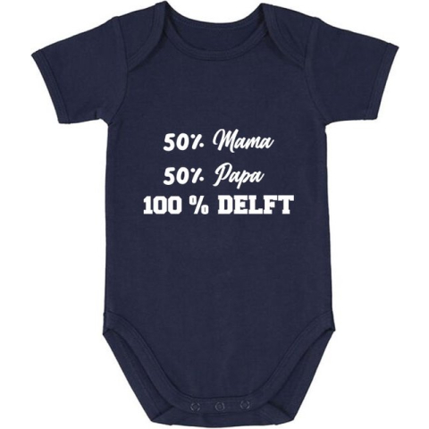 100 % Delft Babyromper Jongen | Rompertje | Romper | Baby | Jongensromper
