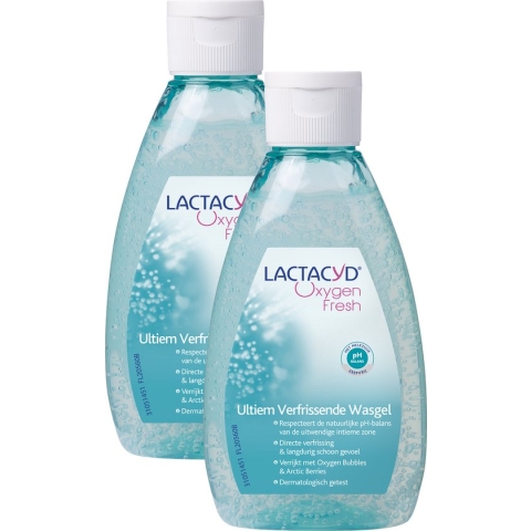 Lactacyd Oxygen Fresh Int Wash - 2x 200ml - intieme hygiëne - Intiemverzorging