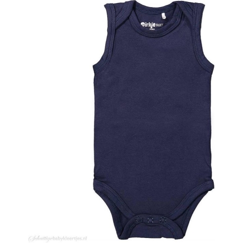 Dirkje Basic romper mouwloos navy maat 74/80
