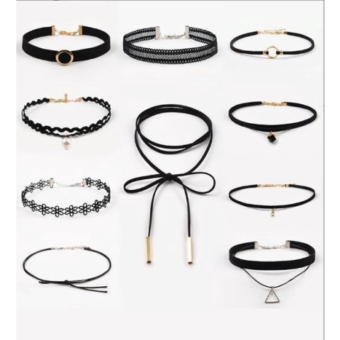 Joboly Choker set 10 stuks - Dames