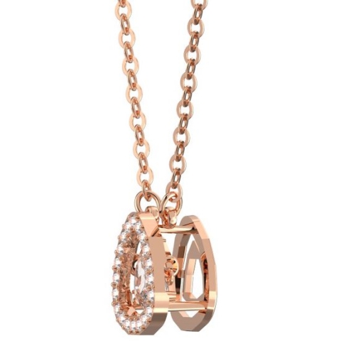 Swarovski Millenia Dames Ketting Metaal  - Roségoudkleurig