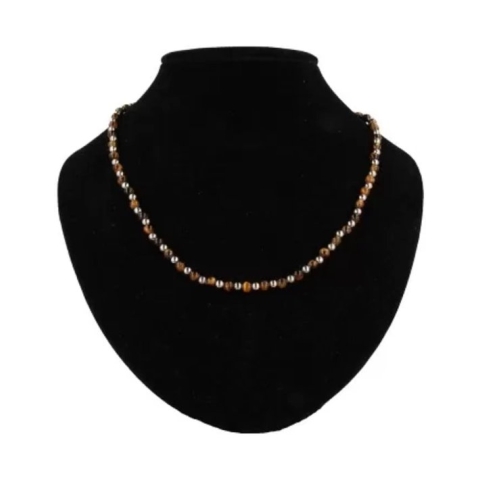 Tijgeroog Ibiza love ketting