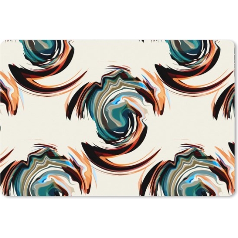 Muismat XXL - Bureau onderlegger - Bureau mat - Patronen - Abstract - Verf - 120x80 cm - XXL muismat