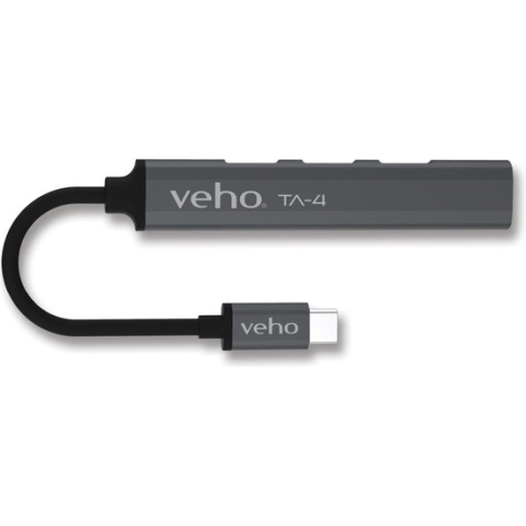 Veho TA-4 USB-C 4-poorts USB-A Mini-hub