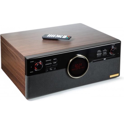 Technaxx TX-137 USB-platenspeler Belt drive Bruin (edelhoutoptiek mat)