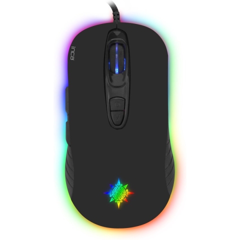 Inca IMG-348 Gaming muis/Mouse DPI: up to 3200 RGB backlight and4 LED color