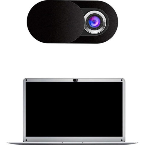 Webcam Cover Privacy Universeel - Laptop Camera Cover Voor Privacy - Smartphone Camera Privacy Beschermer Camera Tablet - Zwart