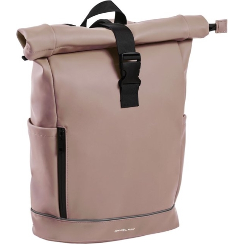 Daniel Ray Highlands Rolltop Laptop Rugzak Waterproof - 15,6 inch - Lichtroze