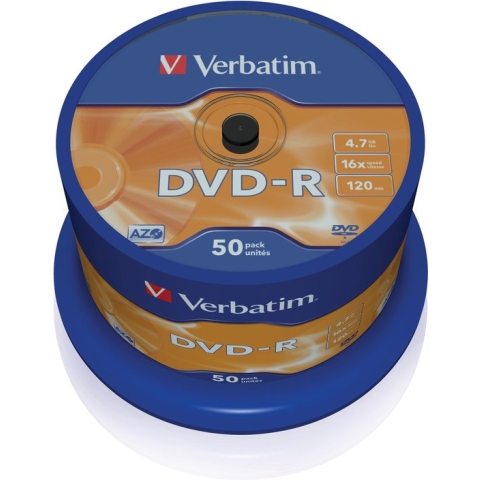 Verbatim 43548 DVD-R disc 4.7 GB 50 stuk(s) Spindel