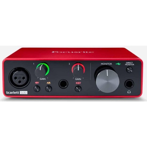 Focusrite Scarlett 3 SOLO USB Audio Interface