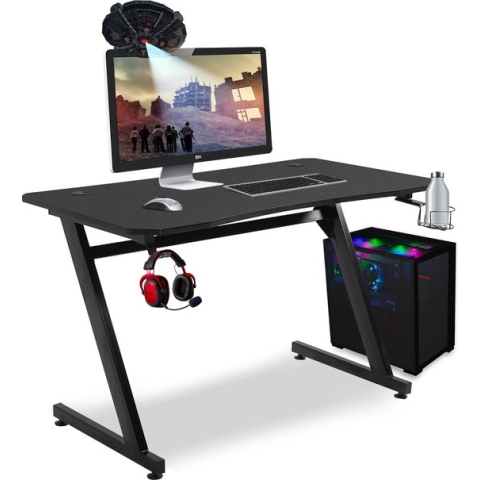 Bayt Gaming Bureau - Game Bureau - Gaming desk - Computer Tafel - 105 x 55 x 75 cm - Zwart
