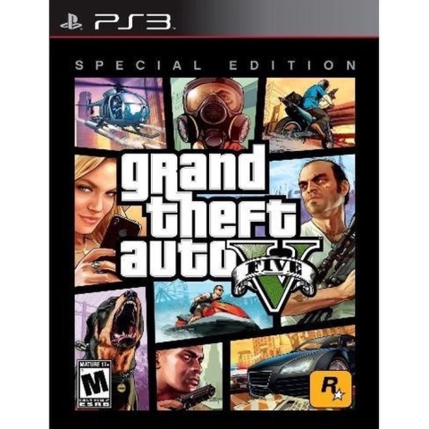 2K Grand Theft Auto V (Special Edition), PS3 Standard+DLC PlayStation 3
