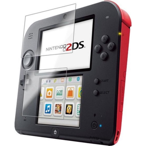 MATTE ANTI GLARE - Screenprotector Bescherm Folie geschikt voor Nintendo 2DS