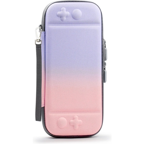 Switch case - Travel case - Paars Roze - Nintendo Switch Accessoires - Geschikt voor Nintendo Switch