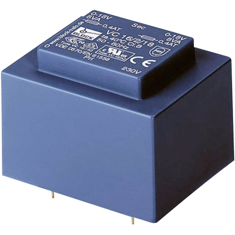 Block VC 5,0/2/12 Printtransformator 1 x 230 V 2 x 12 V/AC 5 VA 208 mA