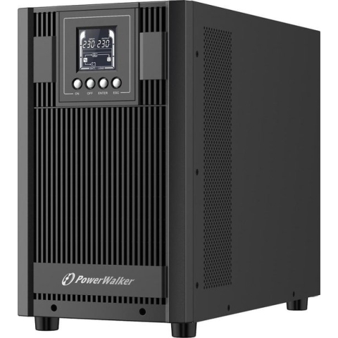 PowerWalker VFI 3000 AT Dubbele conversie (online) 3 kVA 2700 W 4 AC-uitgang(en)