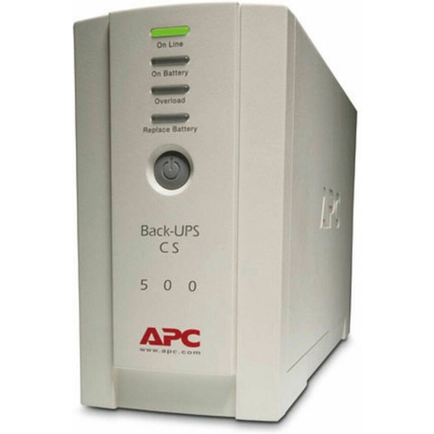 APC Back-UPS BK500EI - Noodstroomvoeding 4x C13 uitgang, USB - 500VA