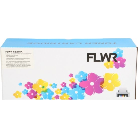 FLWR - Toner / 78A / Zwart - Geschikt voor HP