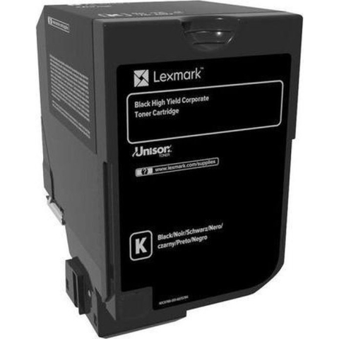 Tonercartridge Lexmark 74C2HKE zwart