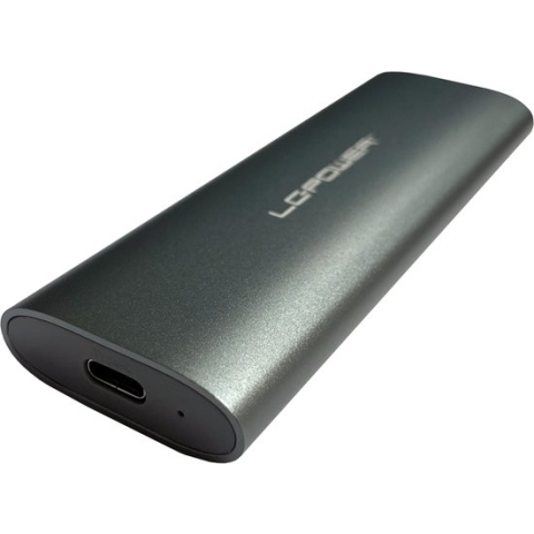 LC-POWER® LC-M2-C-MULTI-2 M.2 NVME/SATA to USB 3.2 Gen. 2X1, Type C, 80/60/42/30 x 22 mm, tool-free