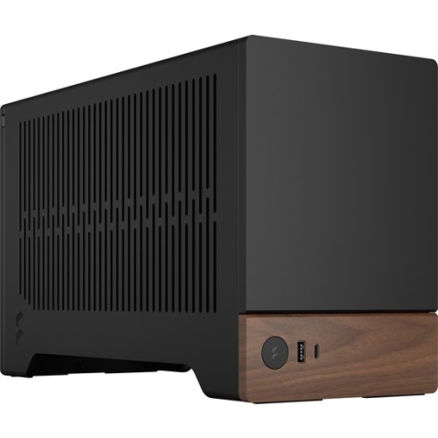 Fractal Design Terra - Small Form Factor (SFF) - Grafiet - Mini-ITX - Aluminium - Hout