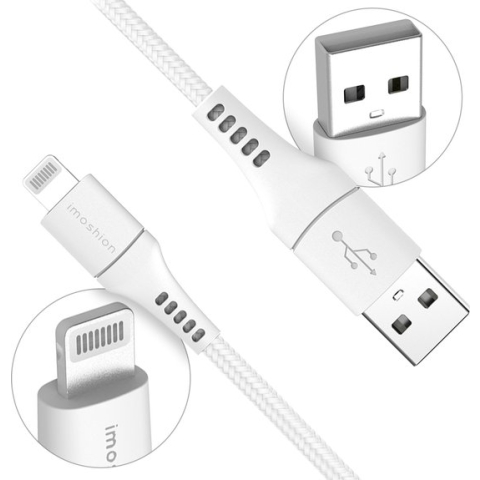 iPhone Kabel - 2 meter - iPhone Oplader Kabel - Lightning naar USB A kabel - Geschikt voor Apple iPhone en iPad Oplaadkabel - Wit