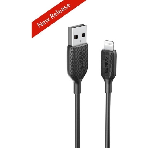 Anker PowerLine III Lightning USB-A Kabel MFI 0.9m - Zwart
